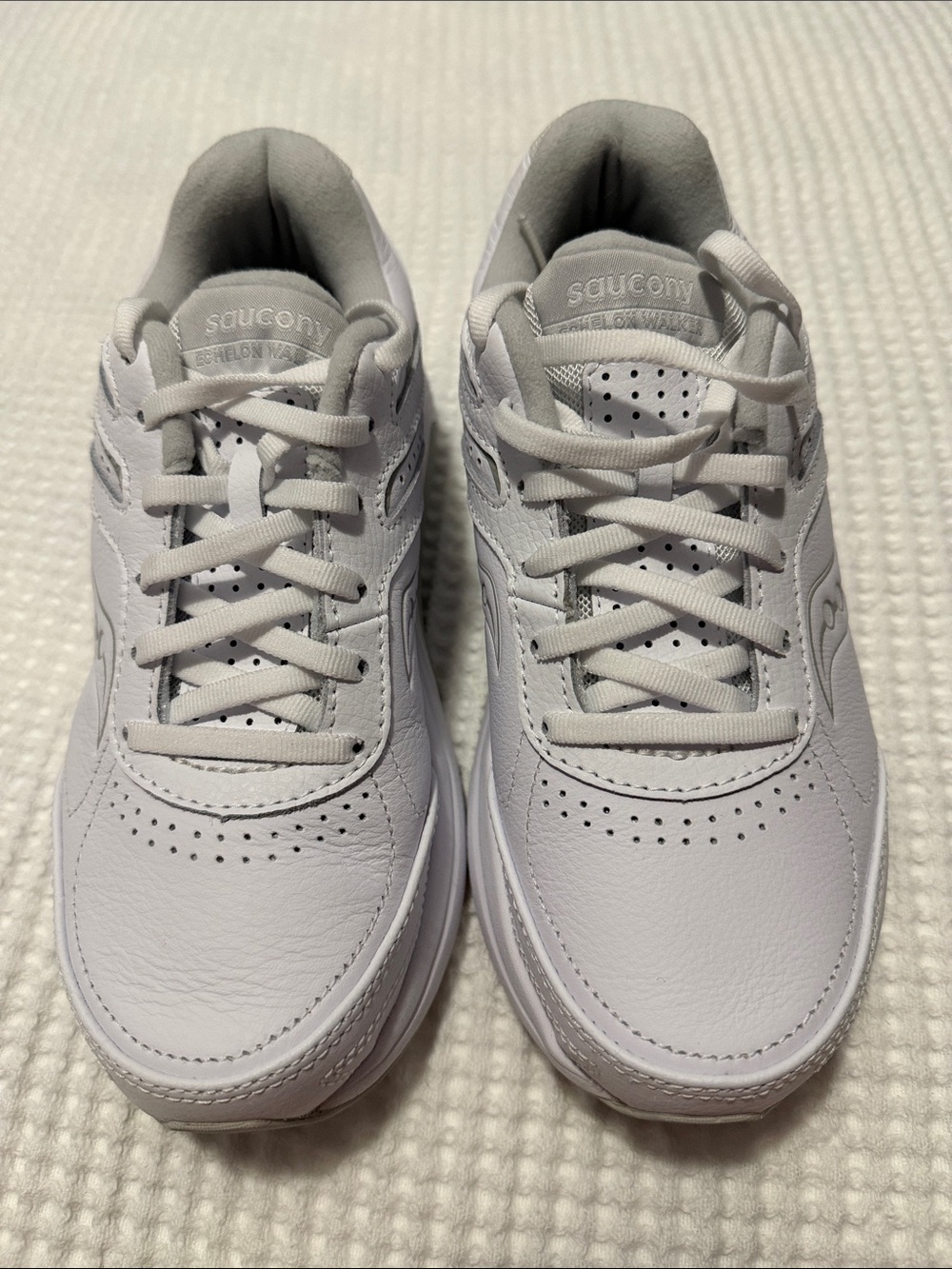 Saucony Women's White Leather Sneaker